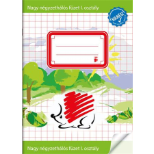 ICO Füzet, ICO Süni Sulikész, A5, 32 lapos, nagy kockás, 1. osztályos füzet