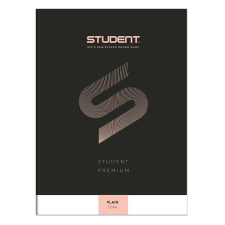 ICO Füzet sima ICO Student Black Prémium A/4 80 lapos füzet