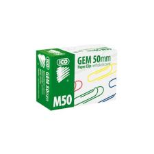 ICO Gemkapocs Ico 50 mm színes 100 db/doboz gemkapocs, tűzőkapocs