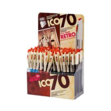 ICO Golyóstoll ICO 70 nyomógombos vegyes tolltest 0,8mm kék toll