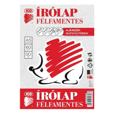ICO Írólap ICO Süni A/5 félfamentes 10-50 50 ív/csomag írólap