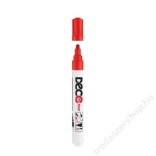 ICO Lakkmarker, 2-4 mm, ICO Decomarker piros (TICLAP) filctoll, marker
