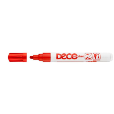 ICO Lakkmarker, 2-4 mm, ICO &quot;Decomarker&quot; piros filctoll, marker