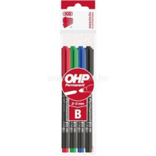 ICO OHP B 4db-os vegyes színű 2-3mm permanent marker (ICO_9580041000) filctoll, marker