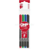 ICO OHP F 4db-os vegyes színű 0,5mm permanent marker (ICO_9070024000)