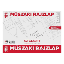 ICO Rajzlap műszaki ICO Student A/3 20 ív/csomag rajzlap