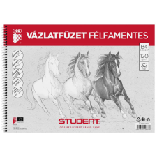 ICO Student 16 lapos B4 félfamentes vázlatfüzet (7500117003) füzet