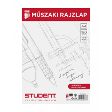 ICO Student A4 20 lapos műszaki rajzlap (7510042003) rajzlap