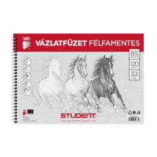 ICO Student B5 félfamentes vázlatfüzet füzet