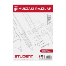 ICO Student műszaki A4 20lapos rajzlap rajzlap