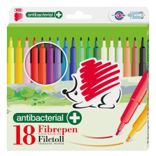 ICO "Süni 300" 1 mm Filctoll készlet - Vegyes színek (18 db / csomag) (9580122000) filctoll, marker