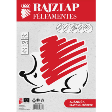 ICO : Süni félfamentes rajzlap A/4-es méretben 20 lap rajzlap