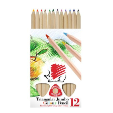 ICO Süni háromszögletű vastag Színes ceruza készlet 12db-os színes ceruza