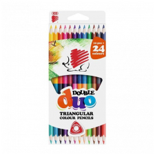 ICO Színes ceruza Ico Süni háromszögletű kétvégű 12/24 színes ceruza