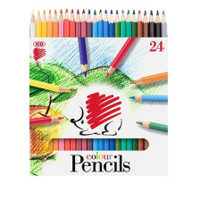 ICO Színes ceruza ICO Süni hatszögletű 24 db/készlet színes ceruza