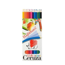 ICO Színes ceruza készlet, hatszögletű, hajlékony, ICO &quot;Süni&quot;, 12 különböző szín színes ceruza