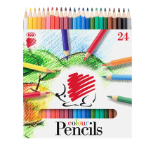 ICO Színes ceruza készlet, hatszögletű Süni Ico 24 klf. szín színes ceruza