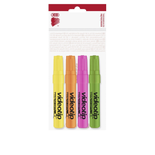 ICO Szövegkiemelő 1-4mm, Videotip Ico, 4 klf.szín filctoll, marker