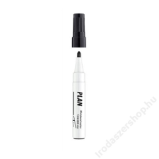 ICO Tábla- és flipchart marker, 1-3 mm, kúpos, ICO Plan, fekete (TICPLFK) filctoll, marker