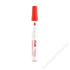 ICO Tábla- és flipchart marker, 1-3 mm, kúpos, ICO Plan, piros (TICPLP) filctoll, marker