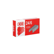 ICO Tűzőkapocs Ico 24/6 1000 db/doboz gemkapocs, tűzőkapocs