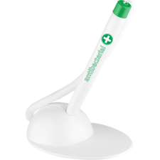 ICO Ügyféltoll antibakteriális T-PEN Ico fehér/zöld test, írásszín kék toll