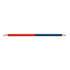 ICO vékony háromszög alakú piros-kék postairón színes ceruza