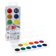 ICO Vízfesték 12 szín ICO 22,5 mm kréta, festék és papír