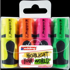 Ico Zrt Edding 7/4 MINI SZÖVEGKIEMELŐ Pasztell 4 KLF. SZÍN PB filctoll, marker