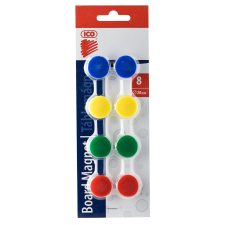 Ico Zrt ICO TÁBLAMÁGNES 20MM 4 SZÍN 8DB/BL JY-20 táblamágnes