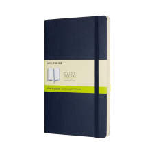 Ico Zrt MOLESKINE NOTESZ QP618B20 PUHA ZAFÍR KÉK (L) SIMA jegyzettömb