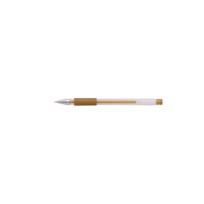 ICO Zselés toll 0,5mm, kupakos GEL-Ico, írásszín arany toll