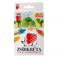 ICO Zsírkréta ico süni jumbo háromszög alalkú 12db-os készlet kréta