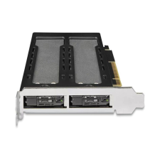 Icy Dock ToughArmor 2x M.2 NVME to PCIe 4.0 x8 card bifurcation w/tra (MB842MP-B) asztali számítógép kellék