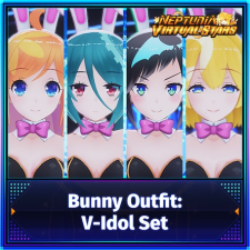 Idea Factory International Neptunia Virtual Stars - Bunny Outfit: V-Idol Set (PC - Steam elektronikus játék licensz) videójáték