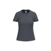 iDeal Basic IB311 Ideal 150 egyenes szabású Női pamut póló, Ideal Dark Grey-L