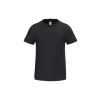 iDeal Basic IB322 Ideal 190 gyerek rövid ujjú pamut póló, Ideal Black-6/8