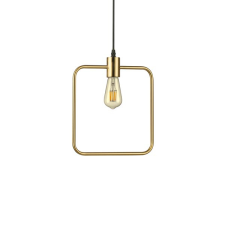 IDEAL LUX Abc sárgaréz függesztett lámpa (IDE-207858) E27 1 izzós IP20 világítás