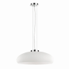 IDEAL LUX ARIA SP1 D50 BIANCO króm függesztett lámpa (IDE-059679) E27  1 izzós IP20