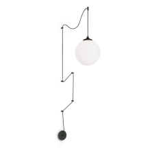 IDEAL LUX Boa fekete-fehér függesztett lámpa (IDE-160856) E27 1 izzós IP20 világítás