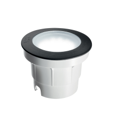 IDEAL LUX CECI ROUND FI1 BIG fekete LED kültéri talajba építhető lámpa (IDE-120324) LED 1 izzós IP67 kültéri világítás