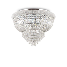 IDEAL LUX Dubai króm-átlátszó kristály mennyezeti lámpa (IDE-243566) E14  24 izzós IP20 világítás