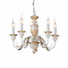 IDEAL LUX FIRENZE SP5 arany függesztett lámpa (IDE-012865) E14 8 izzós IP20 világítás