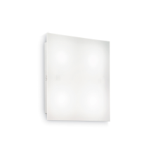 IDEAL LUX FLAT PL4 D30 fehér fali lámpa (IDE-134895) GX53 4 izzós IP20 világítás