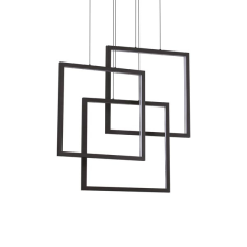 IDEAL LUX Frame fekete LED függesztett lámpa (IDE-269375) LED 1 izzós IP24 világítás