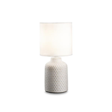 IDEAL LUX Kali fehér-szürke asztali lámpa (IDE-245393) E14 1 izzós IP20 világítás