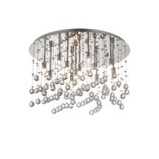 IDEAL LUX MOONLIGHT PL12 króm mennyezeti lámpa (IDE-077802) G9 8 izzós IP20 világítás