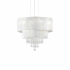 IDEAL LUX Opera csillár 182179, 4 xE27, fehér, IP20, Ideal Lux, Ideal Lux