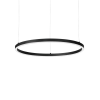 IDEAL LUX Oracle Slim Round fekete LED függesztett lámpa (IDE-342047) LED 1 izzós IP20