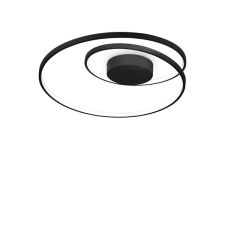 IDEAL LUX Oz fekete LED mennyezeti lámpa (IDE-304526) LED 1 égős IP20 világítás